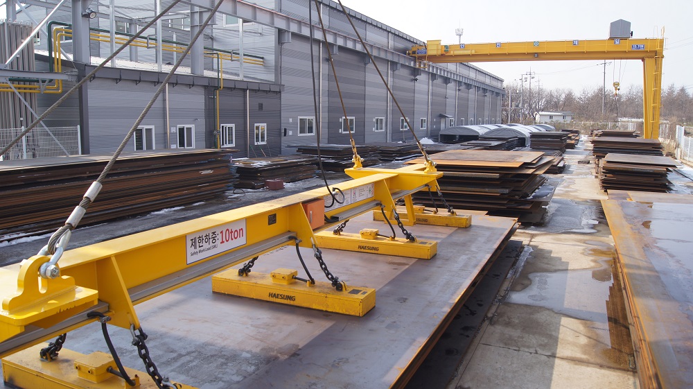 천안 자재 야드